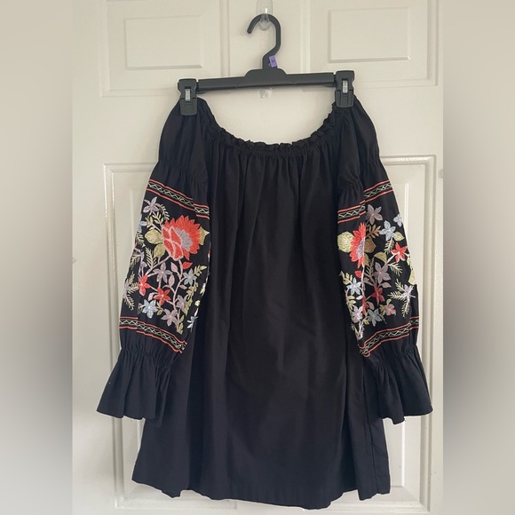 Free People Fleur Du Jour Embroidered Mini Dress Size XS - Picture 4 of 16